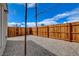 Backyard featuring a wooden fence and gravel ground cover at 974 Balzar Ave, Las Vegas, NV 89106