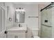 Modern bathroom with granite countertops, sleek fixtures, and luxurious tile shower at 974 Balzar Ave, Las Vegas, NV 89106
