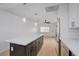 Open kitchen with a large island providing extra counter and storage space at 974 Balzar Ave, Las Vegas, NV 89106