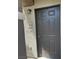 Close up of the front door featuring the house number 1018 at , Las Vegas, NV 89148