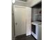 This laundry room has a washer and dryer and a door leading to the hallway at , Las Vegas, NV 89148