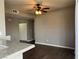 Living room showcasing hard surface flooring, neutral walls and ceiling fan at , Las Vegas, NV 89148
