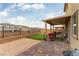 Spacious backyard featuring a covered patio and putting green at 10372 Thurso Ave, Las Vegas, NV 89166