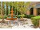 Beautiful fountain and landscaping in the community, offering a serene ambiance at 10581 Santo Marco Ct, Las Vegas, NV 89135