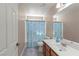 Full bathroom with shower and tub combination at 10624 Tuckermans Ave, Las Vegas, NV 89129