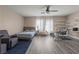 Bedroom with a queen bed and desk at 10624 Tuckermans Ave, Las Vegas, NV 89129