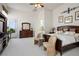 Comfortable bedroom with natural light, providing a peaceful retreat for relaxation and rest at 11037 Clarion Ln, Las Vegas, NV 89134