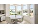 Cozy breakfast nook with backyard views, creating a serene dining experience with ample natural light at 11037 Clarion Ln, Las Vegas, NV 89134