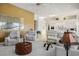 Bright open concept featuring a kitchen, and a living area with lots of natural light at 11037 Clarion Ln, Las Vegas, NV 89134