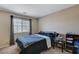 Bedroom featuring carpeted floors, blinds, and neutral walls at 1348 Calle Montery St, Las Vegas, NV 89117