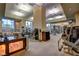 Spacious fitness center with various exercise machines and natural light at 135 E Harmon Ave # 3215, Las Vegas, NV 89109