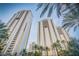 Beautiful view of high rise architecture, showcasing an iconic design at 145 E Harmon Ave # 3103, Las Vegas, NV 89109