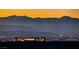 Raiders Headquarters in Henderson, Nevada, with mountains in the background at sunset at 1779 Sebring Hills Dr, Henderson, NV 89052
