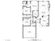 Detailed floor plan showcasing layout of rooms including bedrooms, bathrooms, kitchen, living, and garage at 206 Red Cloud Ter, Henderson, NV 89015