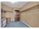 Spacious walk-in closet with built-in shelving and ample storage space at 206 Red Cloud Ter, Henderson, NV 89015