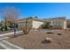 Charming single story home with desert landscaping and mature palm trees at 2585 Shellsburg Ave, Henderson, NV 89052