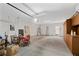 Spacious garage offering ample storage with built in cabinets at 2585 Shellsburg Ave, Henderson, NV 89052