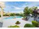 Enjoy the outdoors in this backyard with a sparkling swimming pool, spa, patio, and landscaping at 2859 Hayden Creek Ter, Henderson, NV 89052