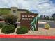 Attractive community sign reading Willow Ranch with professional desert landscaping at 532 Clearsable Ave, Henderson, NV 89044
