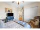 Bedroom featuring neutral walls, carpet, and a closet at 648 Sunrise Lake Pl, Henderson, NV 89002