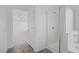 Bright bathroom with a glass shower, vanity, and tile flooring at 6480 Chebec St, North Las Vegas, NV 89084
