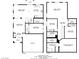 Two-story floor plan boasts a living room, dining room, kitchen, three bedrooms, and garage at 6480 Chebec St, North Las Vegas, NV 89084