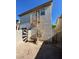 Backyard with spiral staircase and block wall at 7564 Durham Hall Ave # 201, Las Vegas, NV 89130