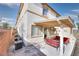 Inviting backyard featuring a covered patio with seating, perfect for outdoor enjoyment at 759 Sunrise Crossing St, Henderson, NV 89014