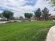 Well-maintained bocce ball court in a green common area, inviting outdoor recreation at 8209 Chapelle Ct, Las Vegas, NV 89131