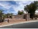 Amberly community entrance sign featuring decorative stone and well-maintained landscaping at 8209 Chapelle Ct, Las Vegas, NV 89131
