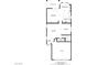 Detailed floor plan showcasing the layout of the first floor, including the living room, kitchen, and garage at 830 Binbrook Dr, Henderson, NV 89052