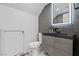 Modern bathroom with a stylish vanity, sleek sink, and contemporary fixtures at 9416 Rolling Ridge Ln, Las Vegas, NV 89134