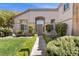 Charming home featuring a well-maintained front yard and inviting entrance at 134 Wentworth Dr, Henderson, NV 89074