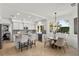 Bright kitchen with island, granite countertops, stainless appliances, and breakfast nook at 134 Wentworth Dr, Henderson, NV 89074
