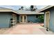 The backyard has a brick patio area and access to a separate building at 1801 Griffith Ave, Las Vegas, NV 89104