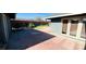 Backyard with brick pavers and lots of space to entertain at 1801 Griffith Ave, Las Vegas, NV 89104