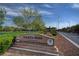 Solista Park signage with lush landscaping in the City of Henderson Parks and Recreation at 1926 Via Firenze, Henderson, NV 89044