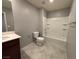 Full bathroom featuring vanity, bathtub and toilet at 2664 Frabiele St, Henderson, NV 89044