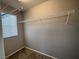 Walk-in closet offers ample storage with shelving at 2664 Frabiele St, Henderson, NV 89044