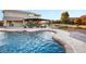 Inviting swimming pool, patio, and outdoor kitchen area, perfect for entertaining at 6004 Chessington Ave, Las Vegas, NV 89131