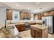Features granite countertops, stainless steel appliances and lots of cabinet space for optimal storage at 7806 Sundial Peak St, Las Vegas, NV 89166