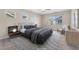 This bedroom features lots of natural light, a ceiling fan, and a plush carpet at 7865 Solid Horn Ct, Las Vegas, NV 89149