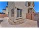 A private outdoor space with pavers, complemented by tasteful landscaping and a convenient access point at 7865 Solid Horn Ct, Las Vegas, NV 89149