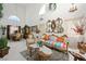 Elegant living room with high ceilings, ornate furniture, and an abundance of natural light at 9021 Canyon Magic Ave, Las Vegas, NV 89129
