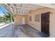 Covered carport with entry doors at 1643 E St, Las Vegas, NV 89106