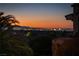 A stunning Las Vegas skyline view at sunset, seen from property at 1800 Melfi Ct, Henderson, NV 89012