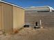 View of backyard features including a shed and camper at 5157 New Bedford Dr, Las Vegas, NV 89122