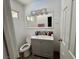 Bathroom featuring modern vanity and lighting at 5157 New Bedford Dr, Las Vegas, NV 89122