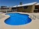 Private backyard pool for relaxation, entertainment, and recreation at 5157 New Bedford Dr, Las Vegas, NV 89122