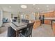 Open concept dining and kitchen area with stainless steel appliances at 8919 Don Valley Ave, Las Vegas, NV 89148